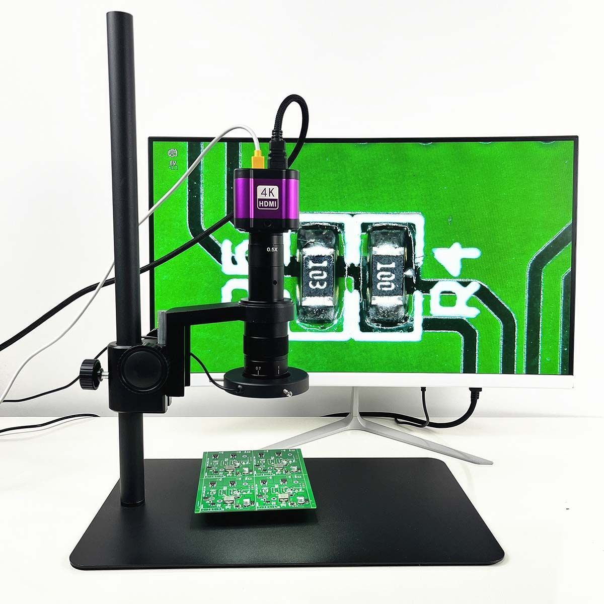 4K high stability microscope (directly connected to the monitor via HDMI) - 4