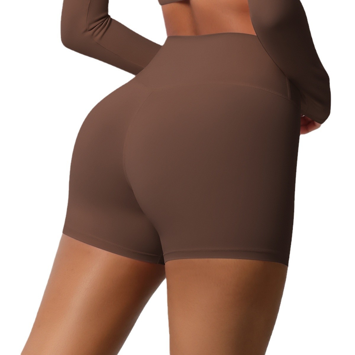 Solid color athletic shorts