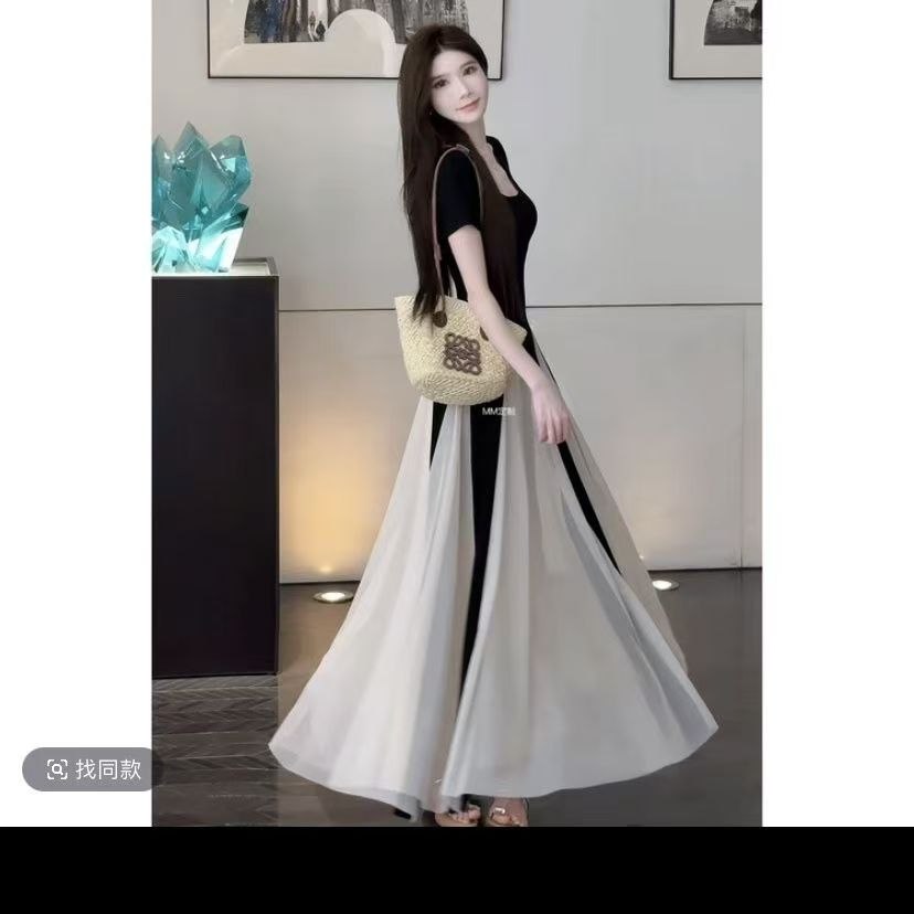 Spring/Summer New Arrival Plus Size Women's Wear, Elegant Chinese Retro Halter Neck Fitted Dress + Cardigan Two-Piece Set