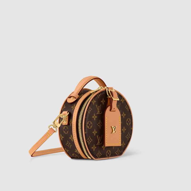 Louis Vuitton Women's Brown Monogram Canvas / Calfskin Leather Shoulder Bag